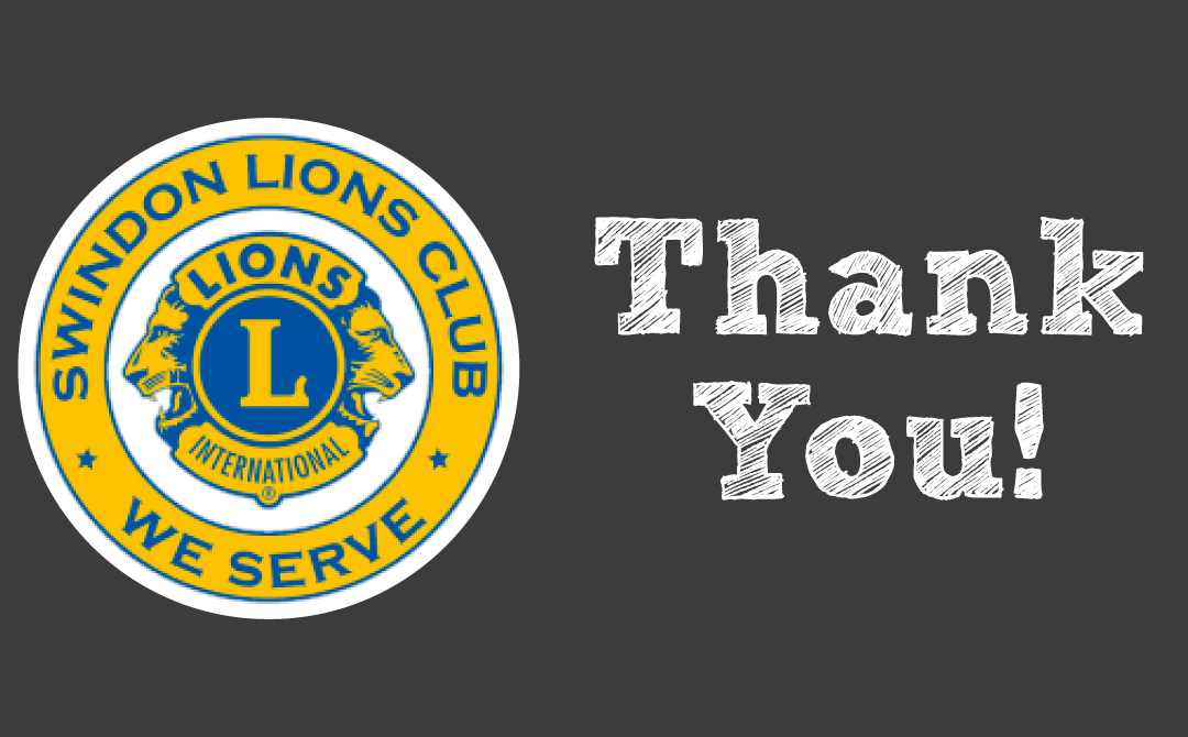 Thank you Swindon Lions Club